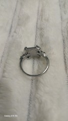 Vintage Bohemian Style Inlay Ring Unisex Zinc Alloy Band Size 6 New