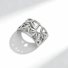 Arc Shape Hollow Design Scarf Clips Zinc Alloy Scarves Brooches Handkerchiefs