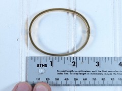 Vintage Charles Revson Inc. Aldo Cipullo Love Bracelet Gold Electroplate 1970