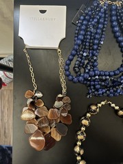 Vintage to Now Costume Jewelry Necklaces Rings Earrings 15 Piece LOT. W/ Case