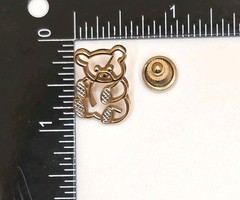 Vintage Avon Gold Tone Pin/Brooch Lot Bicycle, Bear, 81, Seller, Infinity