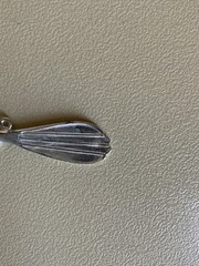 Rare Vintage Stieff Pewter Peacock Bird Pendant Ornament Signed