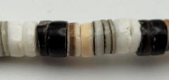 Vintage Stone And Shell Multicolor Heishi Necklace 18″ Unisex Adult Boho Surfer