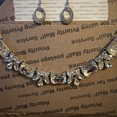 Vintage to Now Jewelry Lot All Wearable Untested. No Junk. Box B8 Rhinestones