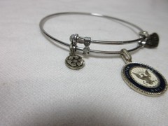 ANGELICA RCI UNITED STATES NAVY BANGLE BRACELET SLIDE CHARMS #16