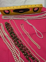 Vintage Fake Pearls Glass And Vintage Clasp Some Silver