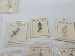 Vintage Lot NOS New Unused CORO Necklace Jewelry Pendants w/Original Packaging