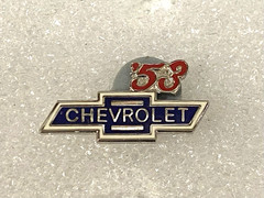 1953-1971 Chevrolet Hat Pin Pinback Car Lapel Tie Tac Tack Metal Enamel CHOOSE