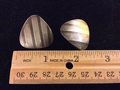 VINTAGE STERLING SILVER TEXTURE STUD EARRINGS