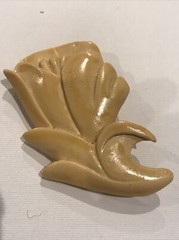 VINTAGE JEFF LIEB 3” Floral BROOCH Pin – Signed Costume Jewelry Flowers