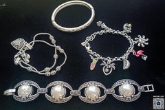 Vintage Brighton Whole Lot Of excellent Condition 5 Necklaces And 4 Bracelets