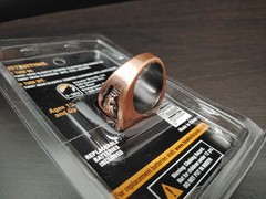 Dragon Ring Detailed Zinc Alloy Metal Eyes Light-Up – Unisex Size S (Approx. 8)