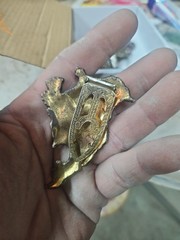 RARE VINTAGE PIN CLIP NORTH AMERICAN CONTINENT, USA, CANADA, MEXICO, UNUSUAL!
