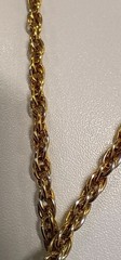 Vintage Victorian Styled Sweetheart Heart Pendant Gold Tone 24″