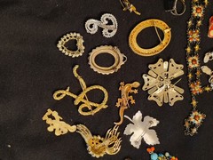 Nice Collection Of Vintage To Mid Modern Costume Jewelry Pieces