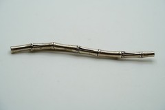 Vintage Sterling Silver John Hardy Bamboo Tie Pin / Brooch 7.2cm JB48
