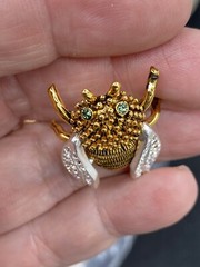I Am Edgar Berebi Miracle Bee Brooch Pin My Archives Vintage beekeeper gift