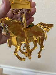 Lunch At The Ritz (LATR) Vintage Carousel Horse Set Brooch/Pendant Earrings