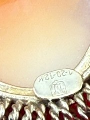 Antique Cameo Brooch Collection. 35 Total