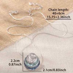 Fashion Enamel Zinc Alloy Necklace Golden Chain Jewelry Women Men Gift New