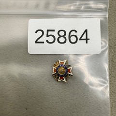 Vintage Sterling Silver VFW Auxiliary Pin War Military