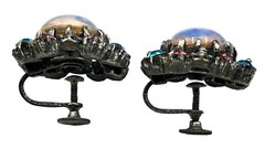Vintage Coro Rhinestone Earrings Cabochon Blue Pink Stone Screw Ons