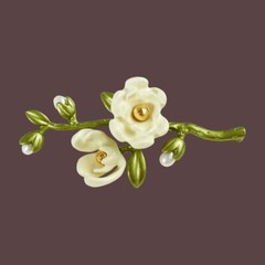 Vintage Plant Flower Brooches Elegant Woman Wedding Clothes Brooch Accessories