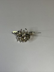 Vintage Brooch Bee Bug Insect Enameled Gold Tone Nature