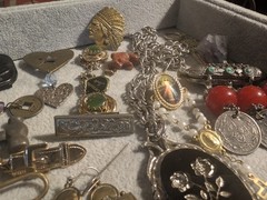43 Vintage Unusual Wearable Collectible Craftable Jewelry & Nice Items Lot! 925