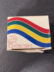 Avon Vtg 1984 Summer Brights Convertilbe Pierced Earrings. NEW IN ORIGINAL BOX