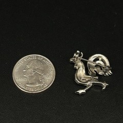 Lot Of 7 Silver Tone Vintage Brooches