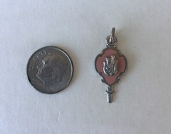 Vintage Martin Sterling Abraham Lincoln Quote “With Malice Toward None” Pendant
