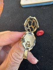 RARE 1960’s Crown Trifari Goldplated Ring Set in Original Box-See Description