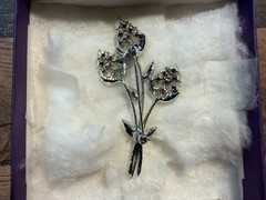 Small Lot Of Costume Jewelry, Necklaces, Earrings, Brooch None with Markings