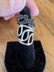 Spectacular lot of 925 silver vintage rings—various designs and sizes