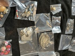 Vintage Earrings /Necklace Lot Mixed Costume Jewelry 1lb 5oz