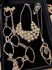 Vintage Now Curated Boho Jewelry Lot Handmade Statement Necklace 10pc