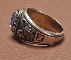 Vintage ’58 St. Peter’s High School 10K Gold Class Ring Size 5.5 Monogram BMZ 7g