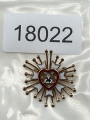 Vintage Gold Tone Brooch Masonic Moose Lodge
