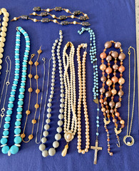 Vintage Estate Lot of COSTUME JEWELRY w/ box