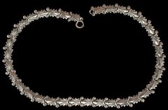 Sterling Silver Necklace Choker FELCH & COMPANY Art Deco Pre Danecraft 1940s