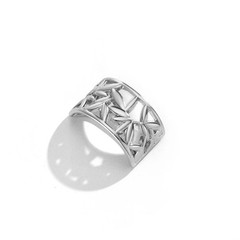 Arc Shape Hollow Design Scarf Clips Zinc Alloy Scarves Brooches Handkerchiefs