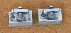 Antonio Pineda Taxco Mexican Modernist Sterling Silver 925 cufflinks Vtg Rare
