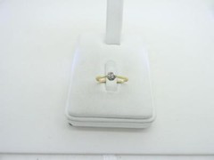 18K Gold Antique Rose Cut 0.10 CT Diamond Engagement Ring Vintage Size 5.5