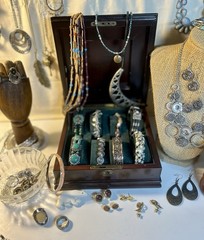 Southwestern/Boho/Chic Jewelry Lot 80 Piece, Vintage/Modern/Estate