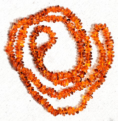 ✅118 cm=65gr RUSSIAN SOVIET BALTIC AMBER BEAD NECKLACE 琥珀 BRACELET STONE PENDANT