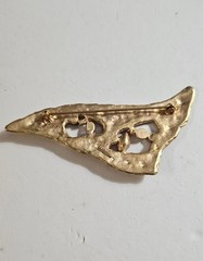 Vintage 1980s Retro Modernist Geometric Pin. JJ (Jonette Jewelry)