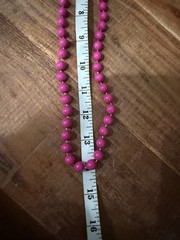 Vintage Jewelry some Hong Kong 20 Necklaces Plastic Bracelets Multistrand J1
