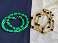 Vtg Costume Jewelry Lot Heidi Klum Trifari Rhinestone Pearl Lucite Bead