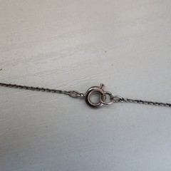 Vintage Retro Women’s Necklace Multiple Rhinestones Silver Tone Chain & Pendant!